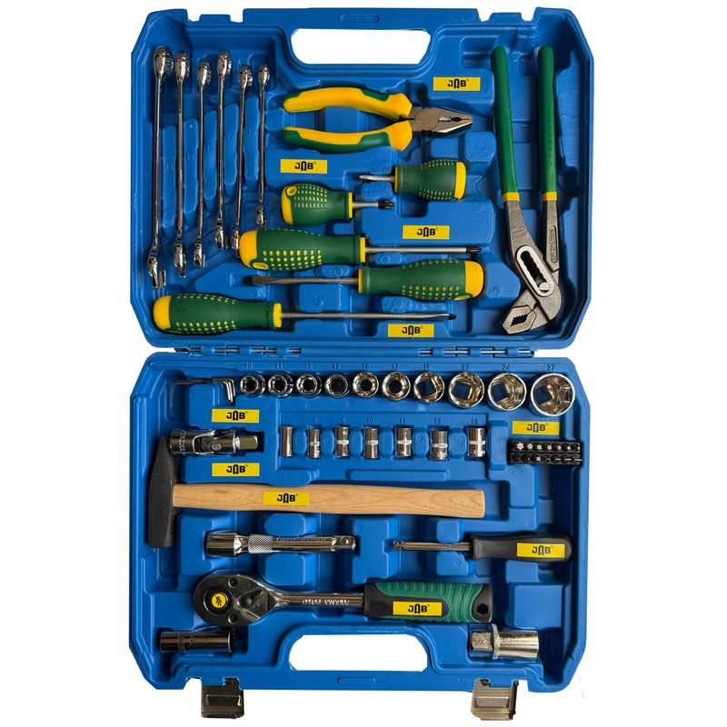 مجموعه 60 عددی ابزار دستی جاب مدل jb 60 tools